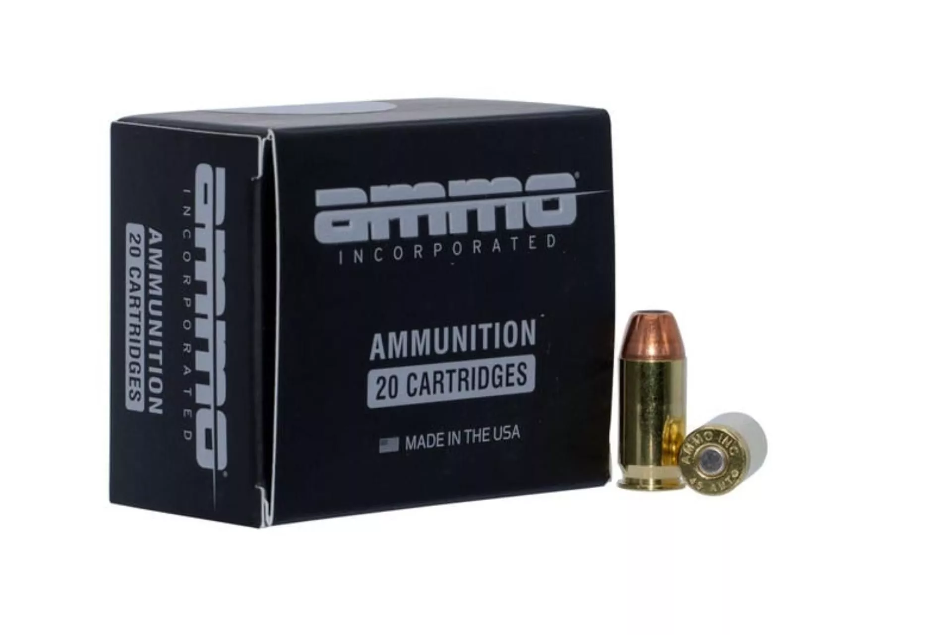 Ammo, Inc. .45 Auto 230 gr Jacketed Hollow Point Signature Line – 45230JHP-A20