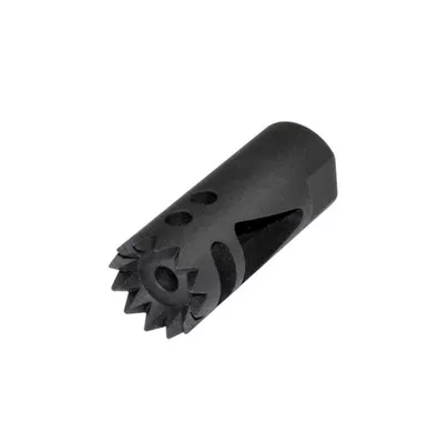 AR-10 5/8x24 Competition Grade Muzzle Brake Recoil Compensator for 308, Steel, Gunmetal Black