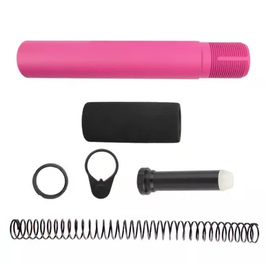 AR-15 .223/5.56 Complete Pistol Buffer Tube Kit - Cerakote Pink