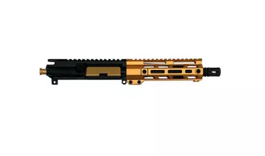 AR-15 300 Blackout Assembled Pistol Upper, 7.5" Parkerized Heavy Barrel 1 8 Twist, Blue