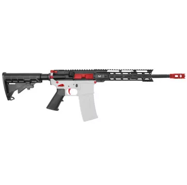 AR-15 5.56 NATO 16" CARBINE KIT 10" M-LOK HANDGUARD - CERAKOTE RED