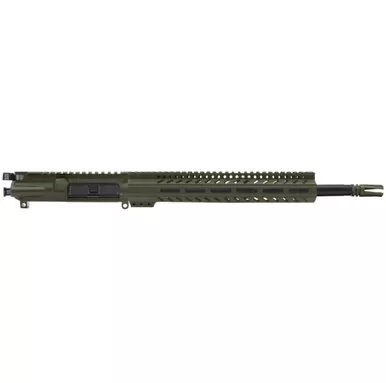AR-15 5.56 NATO 16" CARBINE UPPER ASSEMBLY WITH 12" M-LOK SUPER SLIM FREE FLOAT HANDGUARD - CERAKOTE BRIGHT WHITE