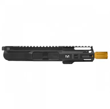AR-15 5.56 NATO 5'' PISTOL - BILLET UPPER WITH 4'' HANDGUARD OPTIONS - GOLD MUZZLE BRAKE