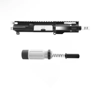 AR-15 5.56 NATO 5'' PISTOL UPPER - FORGED UPPER WITH 3.5 SHORT BUFFER SYSTEM - CERAKOTE GRADIENT RED