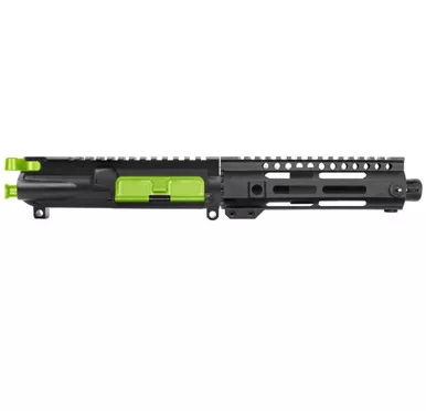 AR-15 5.56 NATO 6'' PISTOL FORGED UPPER WITH 7'' HANDGUARD - UPPER ASSEMBLY - ZOMBIE GREEN
