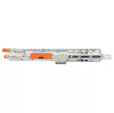 AR-15 5.56 NATO 7.5'' PISTOL FORGED UPPER WITH 7" Angle Cut Clamp on M-Lok Handguard - CERAKOTE SGY SPLATTER