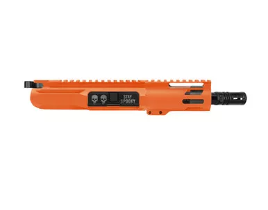 AR-15 5.56 NATO SPOOKY 5'' PISTOL UPPER WITH 4'' HANDGUARD HUNTER ORANGE