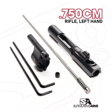 AR-15 Adjustable Piston System with Clamp-on .750'' Gas Block - Rifle Length - Left Hand