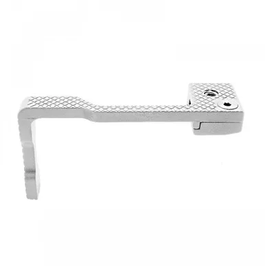 AR-15 Extended Bolt Catch Release Lever - Cerakote Glacier Silver