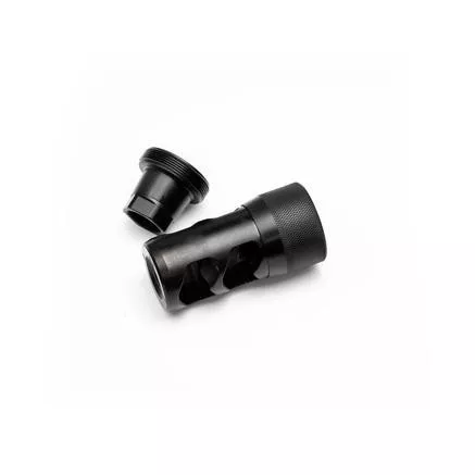 Area 419 Hellfire 2P-Self Timing Muzzle Brake w/ Adapter 9mm 5/8-24