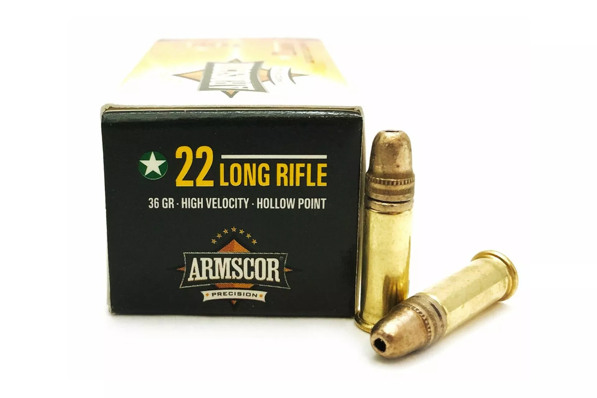 Armscor 22LR ARM50015 36 Grain High Velocity Hollow Point Ammunition Rimfire Ammo – 5000 Rounds – ARM?50015.00