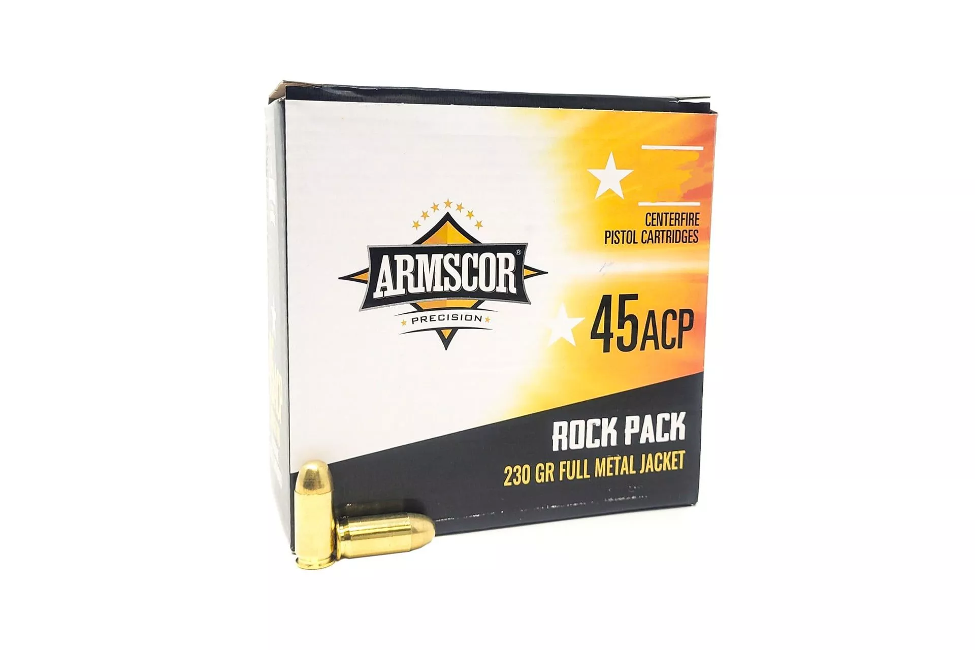 Armscor Precision 45 ACP 230GR FMJ ROCK PACK Handgun Ammo – 800 Rounds – 50093 case
