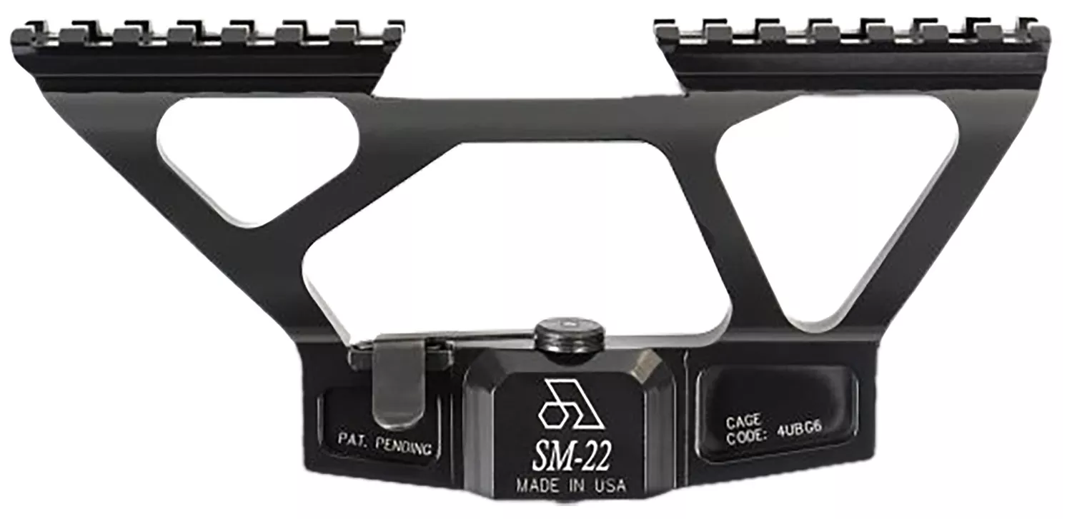 Arsenal SM22 AK Scope Mount SAM7K SeriesBlack Anodized 0 MOA