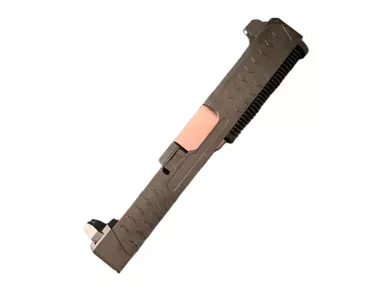 Assembled Diamond Grip RMR Slide for Glock 19 Gen 3 — Rose Gold