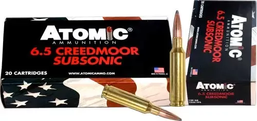 Atomic 6.5 Cm 129 Grain Subsonic – Sp 20RD 10BX/cs