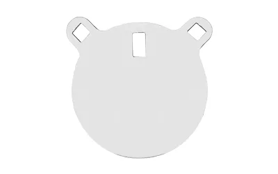 B/C 6″ 3/8″ STEEL TRGT ROUND PLATE