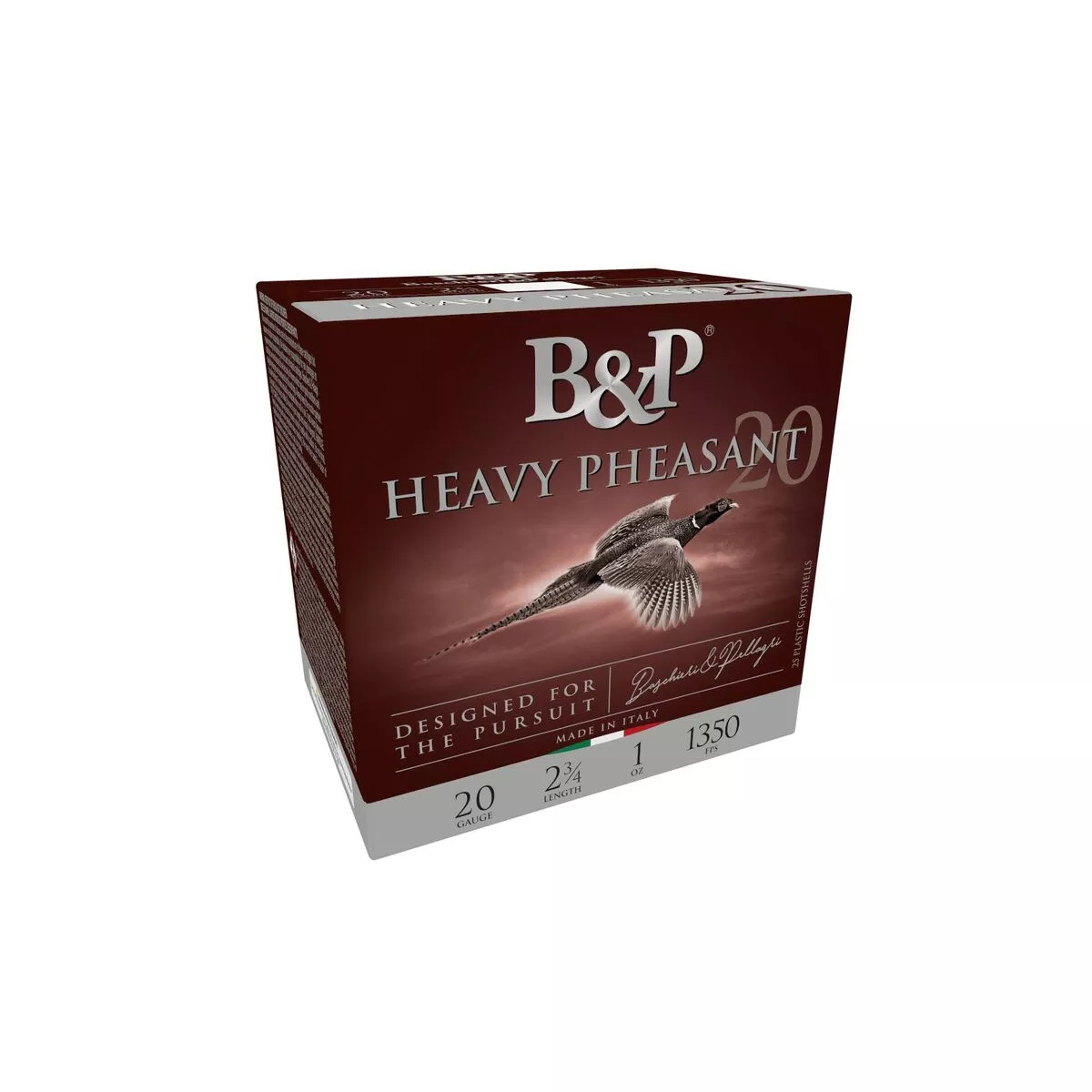 B&P Heavy Pheasant Shotshells 20ga 3” 1-1/4oz 1300 fps #6 25/ct