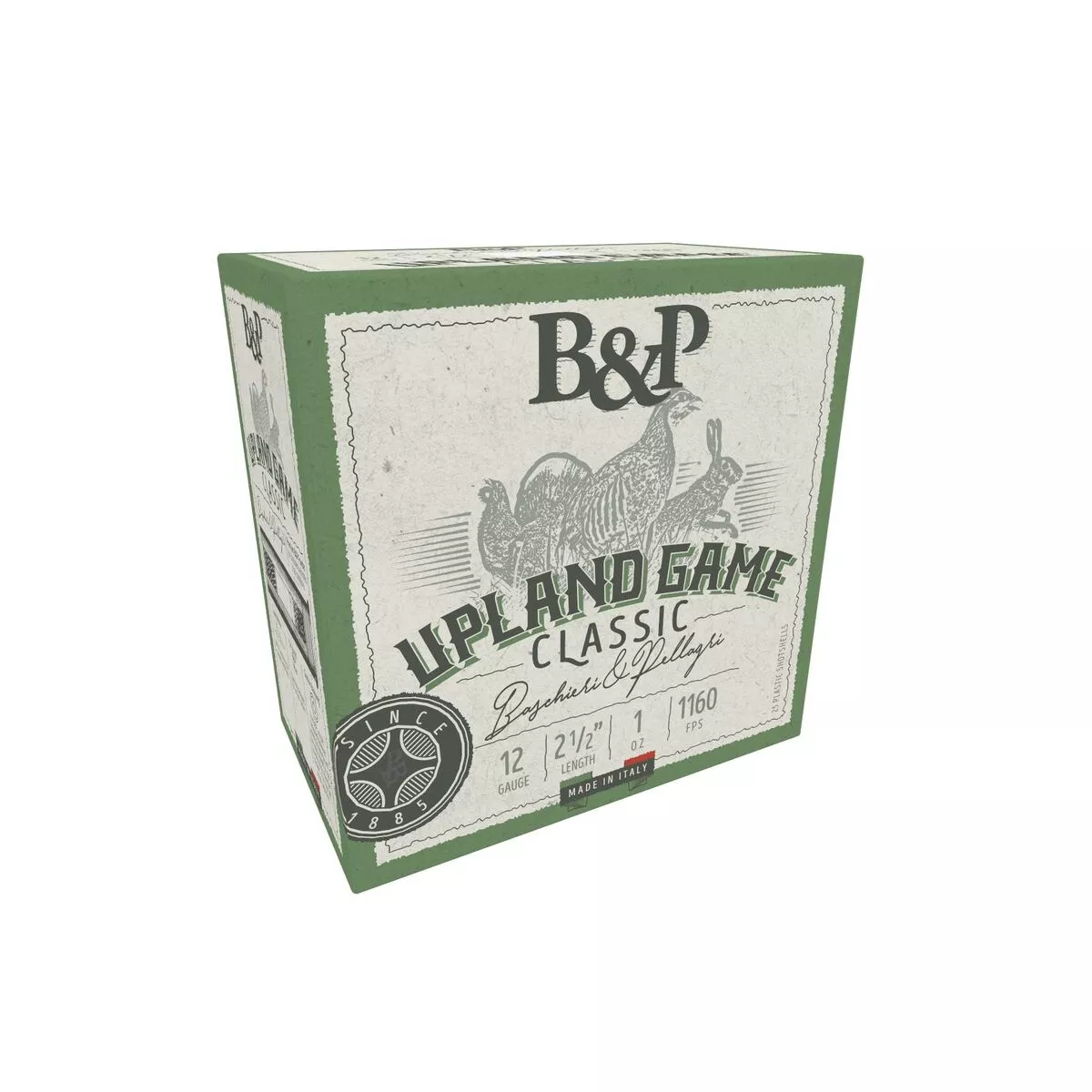 B&P Upland Game Classic Shotshells 12ga 2-1/2” 1oz 1160 fps #6 25/ct