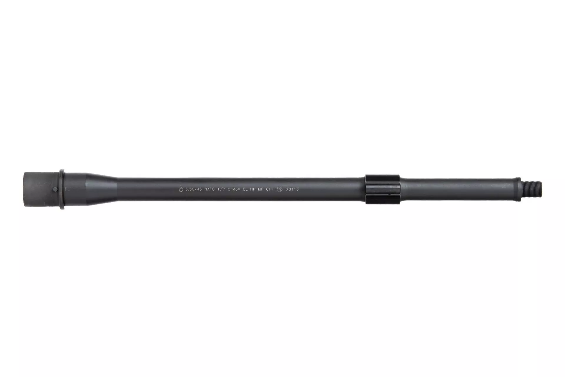 Ballistic Advantage 14.5″ 5.56 Hanson Midlength Cold Hammer Forged Barrel w/ .750 Low Pro Gas Block 1:7 Twist – BABL556H08F