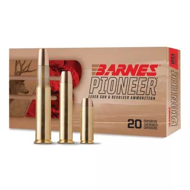 Barnes Pioneer, 30-30 Winchester, 190 Grain, Barnes Original Copper Soft Point Bullet, 20 Round Box 32136