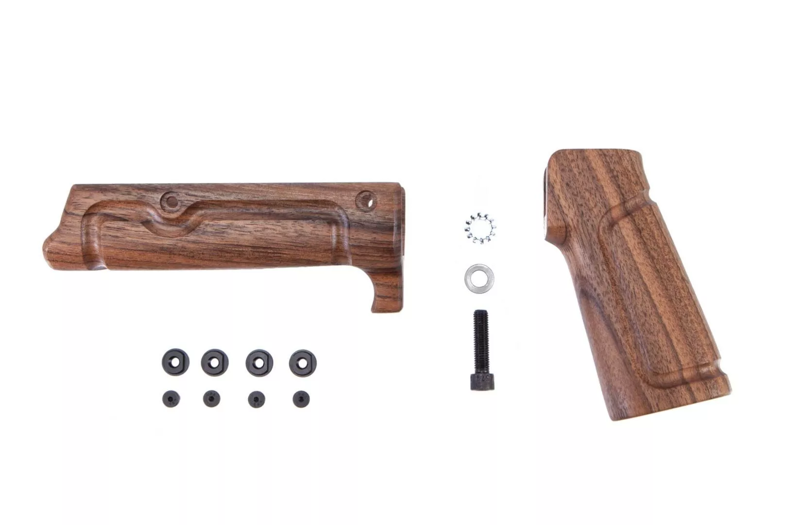 Battle Arms 2 Piece French Walnut Wood Furniture Kit for Rigidrail and Workhorse Series of Rails – BAD-WOOD-FW