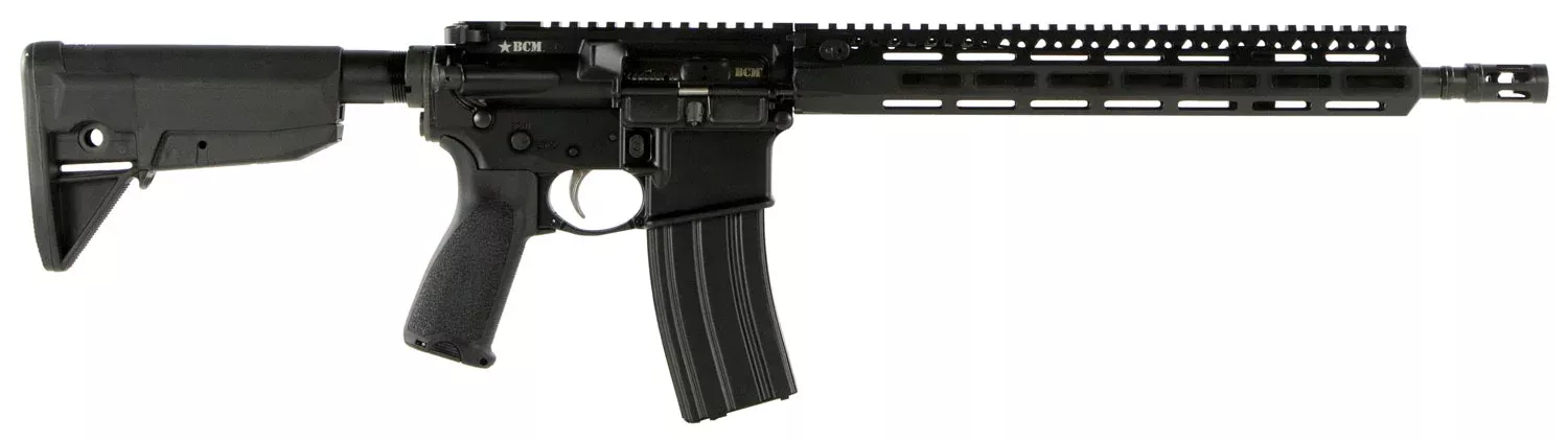 BCM 780750 RECCE-14 MCMR 223 Rem/5.56x45mm NATO 30+1 14.50″ Steel Chrome Lined Barrel, Mod 3 Compensator, Anodized 7075-T6 Aluminum Receiver, Synthetic 6 Position Stock, Ambidextrous Safety