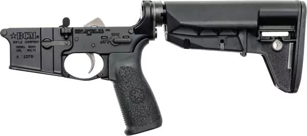 BCM LOWER GROUP AR-15 5.56MM – W/BCM MOD-2 SOPMOD BLACK