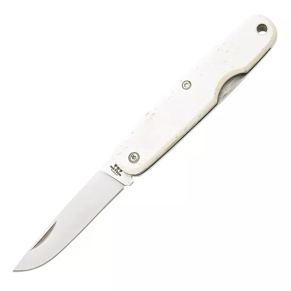 Bear & Son Cocobolo Slip Joint Execute Folding Knife 2-1/4″ Drop Point Blade White Smooth Bone