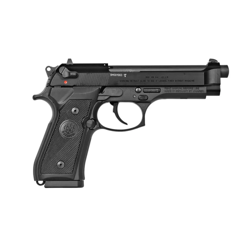 Beretta M9 22LR Pistol - 4.9" Barrel, 15-Round Capacity, DA/SA, Black Finish
