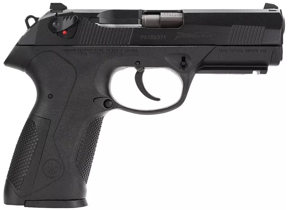 Beretta USA JXF9F20 Px4 StormFull Size Frame 9mm Luger 10+1, 4.10" Black Steel Barrel, Black Bruniton Serrated Steel Slide, Black Polymer Frame w/Picatinny Rail, Ambidextrous