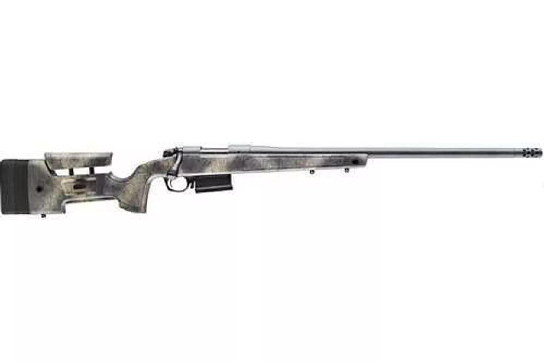 Bergara Ridge Wilderness 6.5PRC rifle 24 in barrel rd capacity woodland camo carbon fiber finish