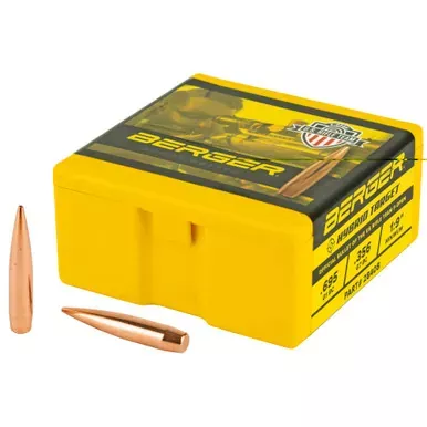 Berger Bullets F-Open Hybrid Target, .284 Diameter, 7MM, 184 Grain, Hollow Point Boat Tail, 100 Count 28408