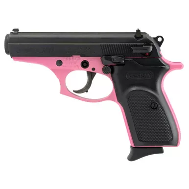 Bersa Bersa Thunder Model T380PNK8 Compact 380 ACP Semi-Automatic Pistol with Fixed Sights - Black and Pink