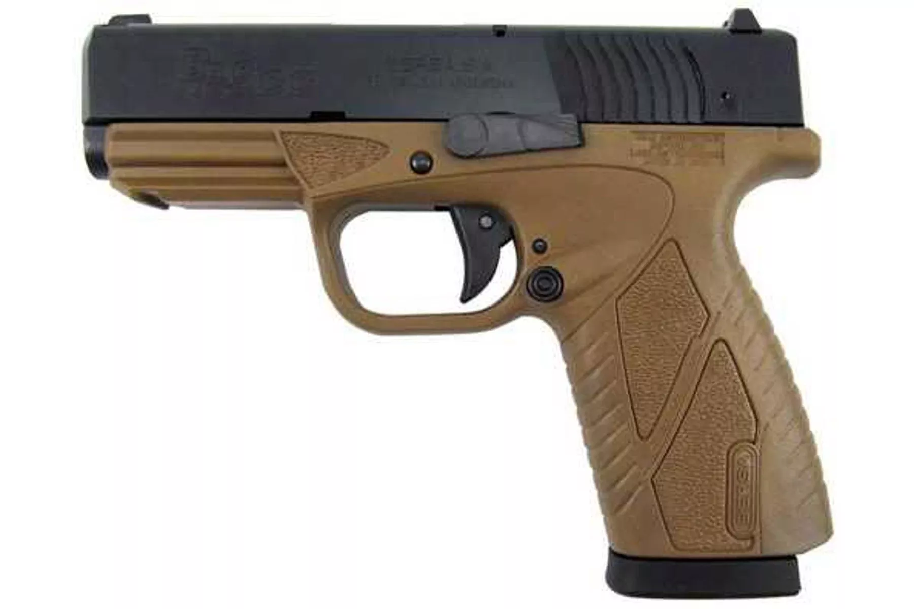 BERSA pistol 9mm luger 3.30 in barrel 8 rd capacity flat dark earth polymer finish