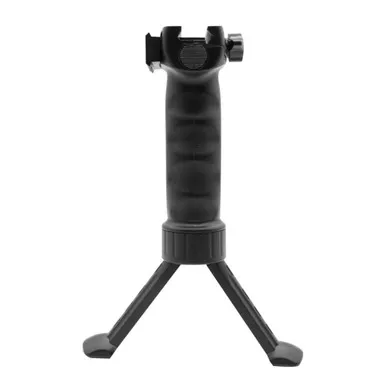 Bi-Pod Foregrip With Finger Grooves
