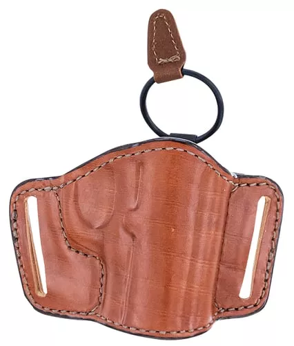 Bianchi 19254 105 MinimalistOWB Size 13/15 Tan Leather Belt Slide Compatible w/ Glock 17/19/S&W M&P 2.0/Springfield TRP Operator Belt Up to 1.75" Wide Right Hand
