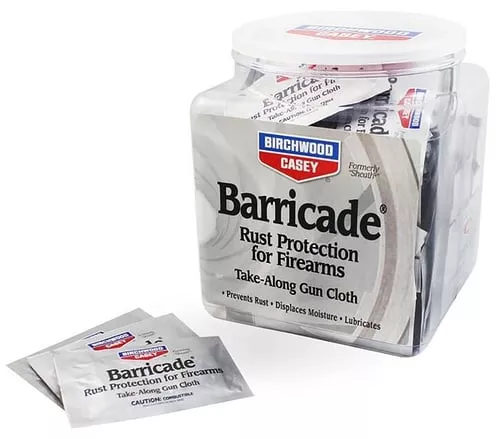 Birchwood Casey 33170 BarricadeAgainst Rust Wipes 100 Per Pkg
