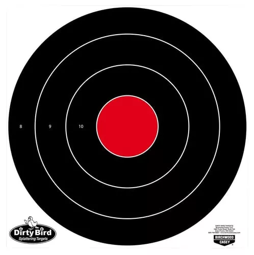 Birchwood Casey 35185 Dirty Bird17.25″ Bullseye Tagboard Hanging Black/White 5 Pack