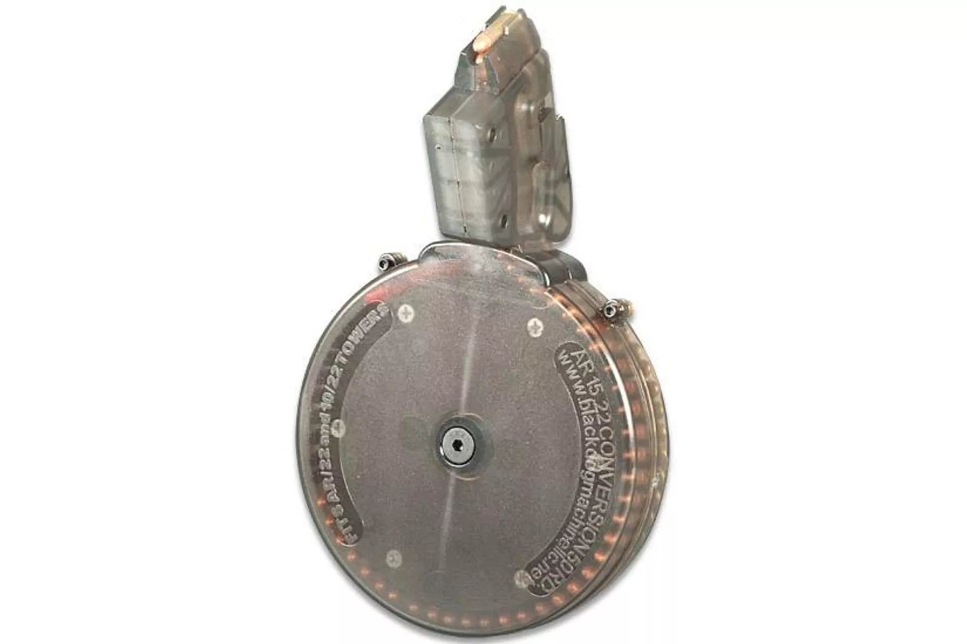 Black Dog Machine Ruger AR-15 22 Long Rifle 50-Round Drum Magazine – AR1522-DRUM