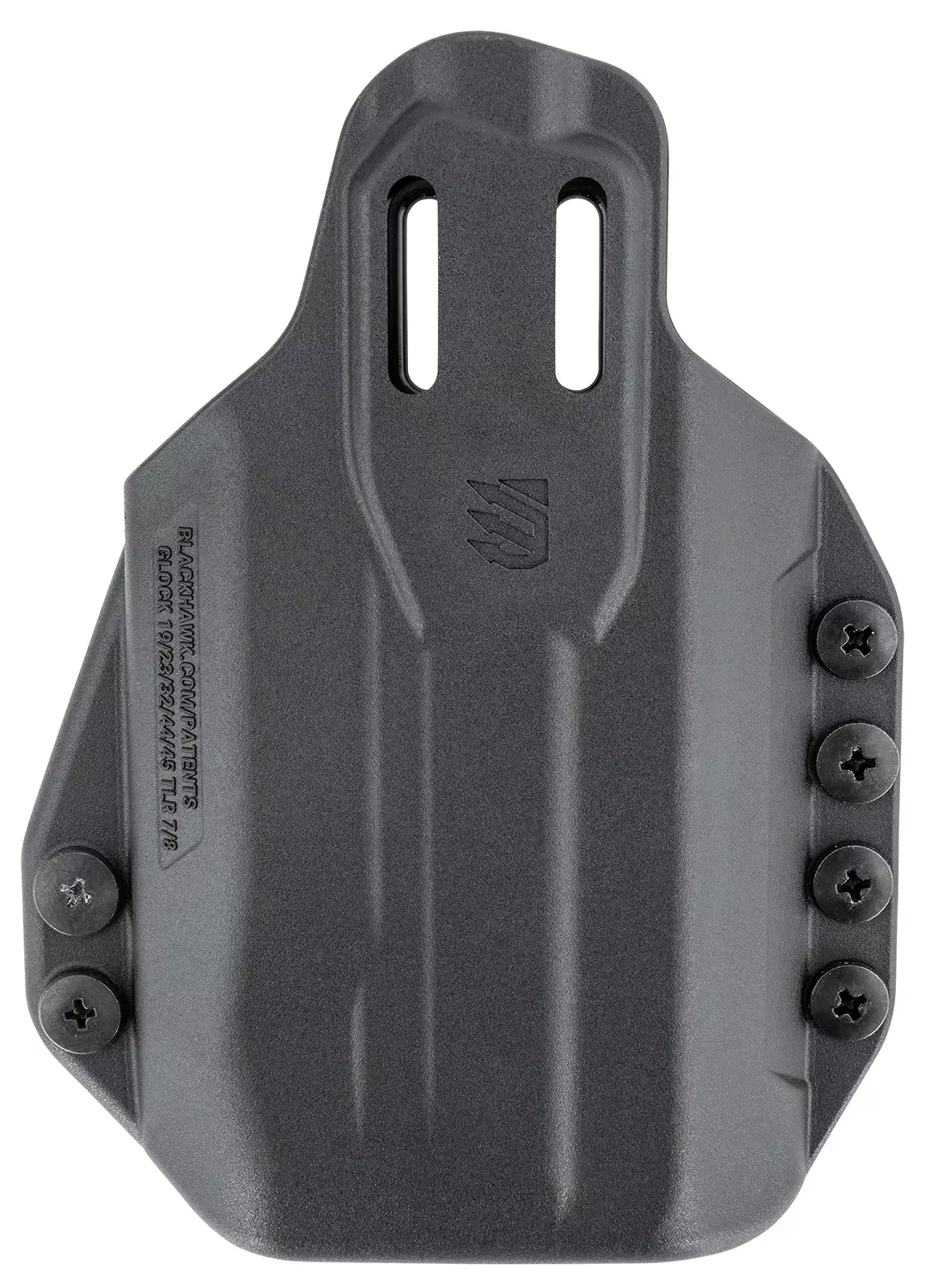 Blackhawk 416302BK Stache IWB Size 02 Black Polymer Belt Clip Compatible W/Glock 19/23/32/45 Belt 1.50″ Wide Ambidextrous