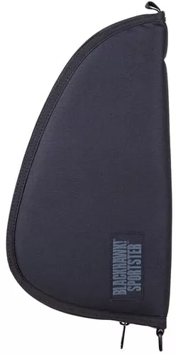 Blackhawk 74PR02BK Sportster Pistol Rug Large Size made of 600D Polyester with Black Finish, Soft Lining, Foam Padding & Self Healing Zippers 13.50" L x 7" W x 1" D Interior Dimensions