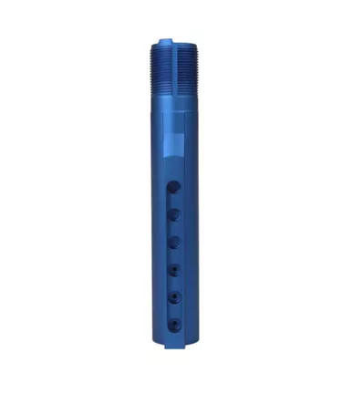 Blue Anodized Mil-Spec 6-Position Buffer Tube Made in the USA