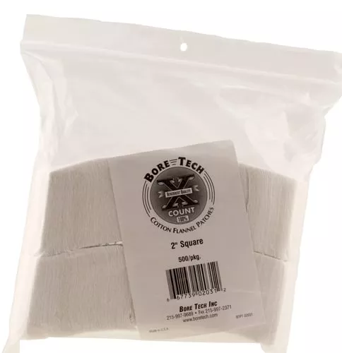 Bore Tech BTPT2S500 X-Count2" Cotton 500 Per Pkg