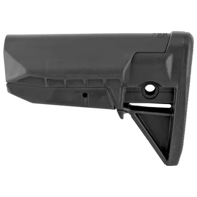 Bravo Company BCMGUNFIGHTER Mod 0 Stock, SOPMOD (Widebody), Fits Mil-Spec Buffer Tube, Black BCM-GFS-MOD0-SPMD-BLK