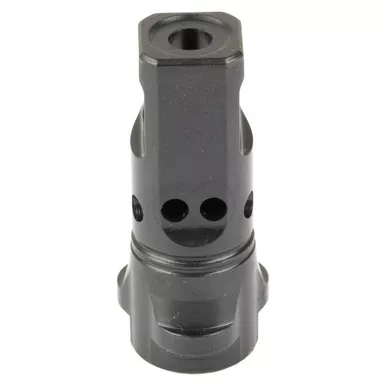Breek Arms Echo Single-Port Breek-LOK 3QD - Brake, 223 Remington, 1/2X28, Black