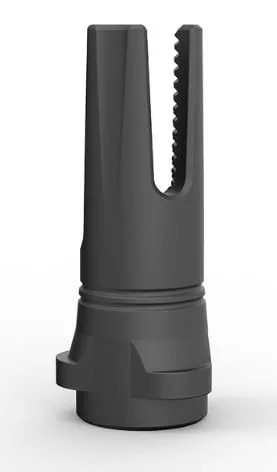 Breek Arms Scorch 3-Prong Flash Hider for Breek-LOK 3QD – 9mm 1/2×28 TPI – BRK4318