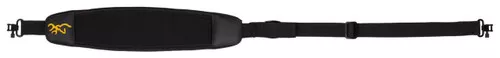 Browning 12201399 Big Game Sling made of Black Neoprene with 2550 OAL Adjustable DesignSwivels for RifleShotgun UPC: 023614415367