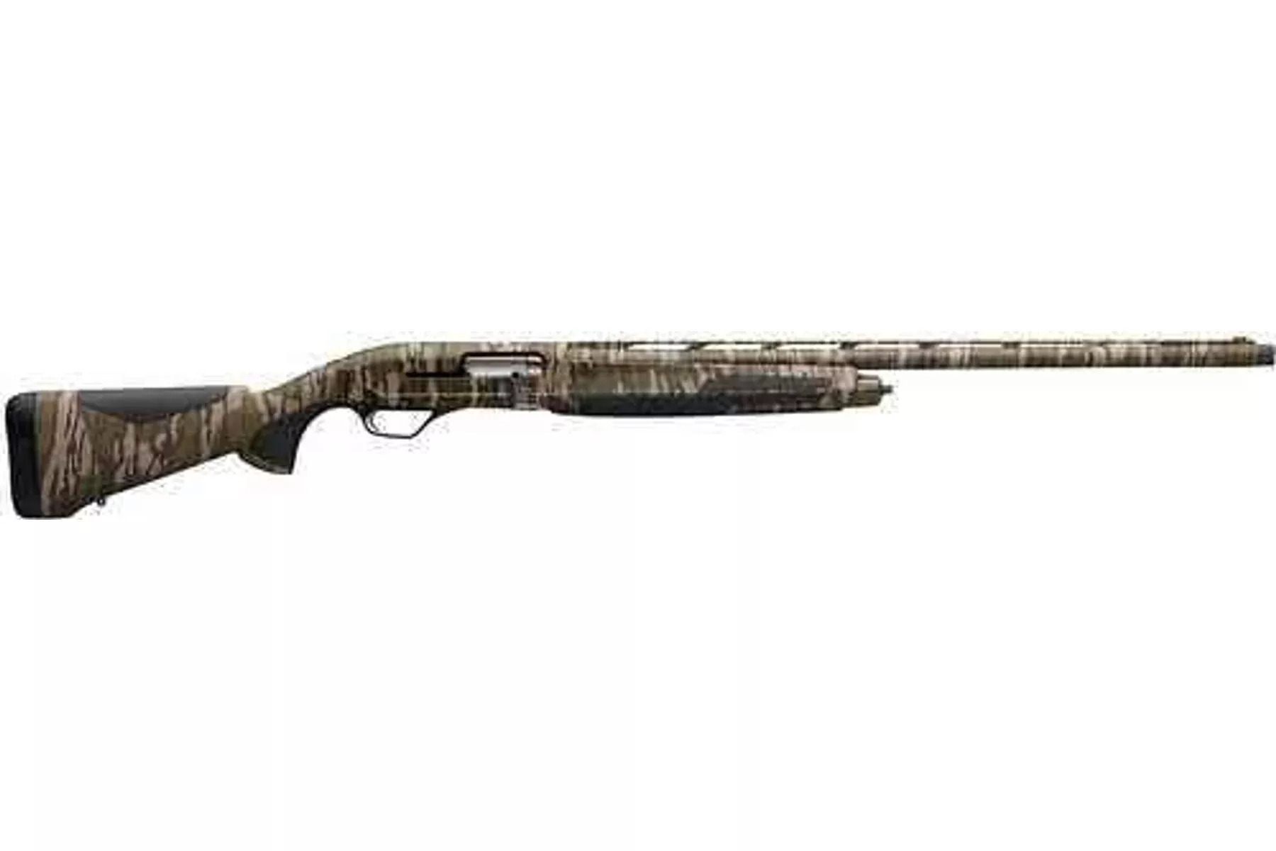 Browning Maxus II Semi-auto 12 Gauge Shotgun 26" Barrel 4 Rd Capacity 3.5" Chamber Mossy Oak Bottomland Fixed Overmolded Grip Paneled Stock Right Hand