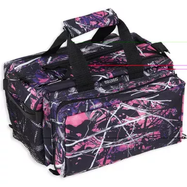 Bulldog Cases Deluxe Range Bag Muddy Girl Camo Finish Nylon Adjustable Shoulder Strap BD910MDG