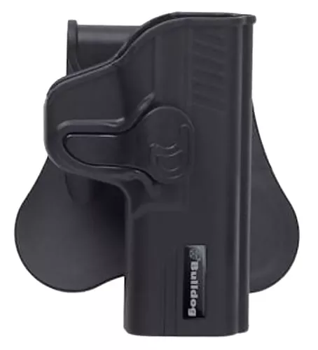 Bulldog RRSWMPSEZ Rapid ReleaseOWB Black Polymer Paddle Fits S&W M&P Shield EZ Right Hand